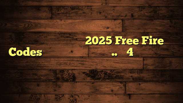 قائمة اكواد فري فاير 2025 Free Fire Codes المجانية وأهم مزاياها.. بـ4 خطوات استبدل الاكواد الجديدة اللعبة