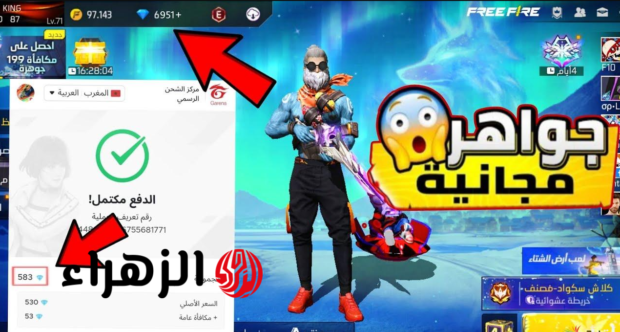 دروع وجواهر مجانية .. اقوى واحدث أكواد فري فاير مجانا 2025 Free Fire Codes بعد التحديث الاخير