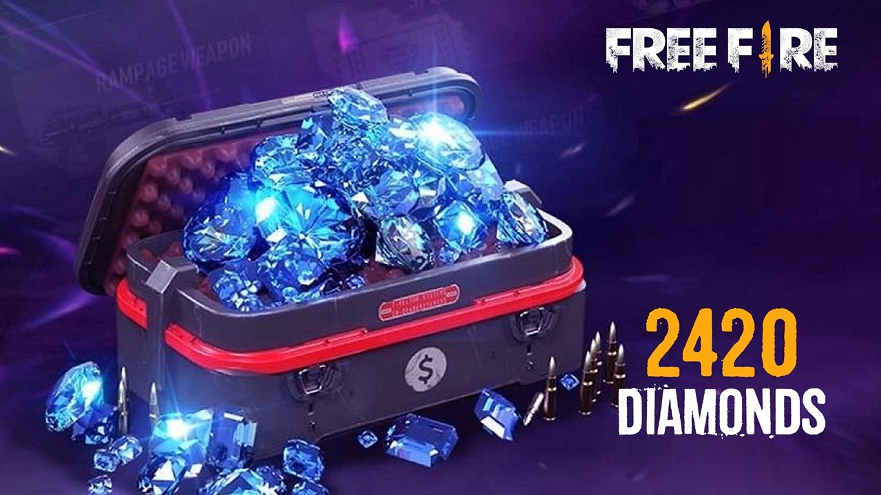 “استلم حالًا 2420 جوهرة”.. موقع شحن جواهر فري فاير 2025 Free Fire Diamond عن طريق الأيدي ID مضمون 100%